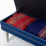 Мягкая банкетка с зоной для хранения Casket Blue варинант исполнения - 4 | Loft Concept в Ростове-на-Дону