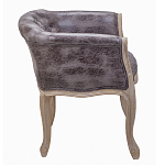 Кресло низкое в стиле прованс Louis French Armchair brown варинант исполнения - 2 | Loft Concept в Ростове-на-Дону