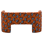 Акцентный Двухместный Диван Leela Оранжевый Орнамент варинант исполнения - 1 | Loft Concept в Ростове-на-Дону