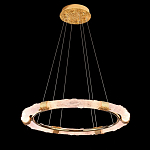 Люстра в форме кольца с золотым декором Warm Heavenly Light варинант исполнения - 5 | Loft Concept в Ростове-на-Дону