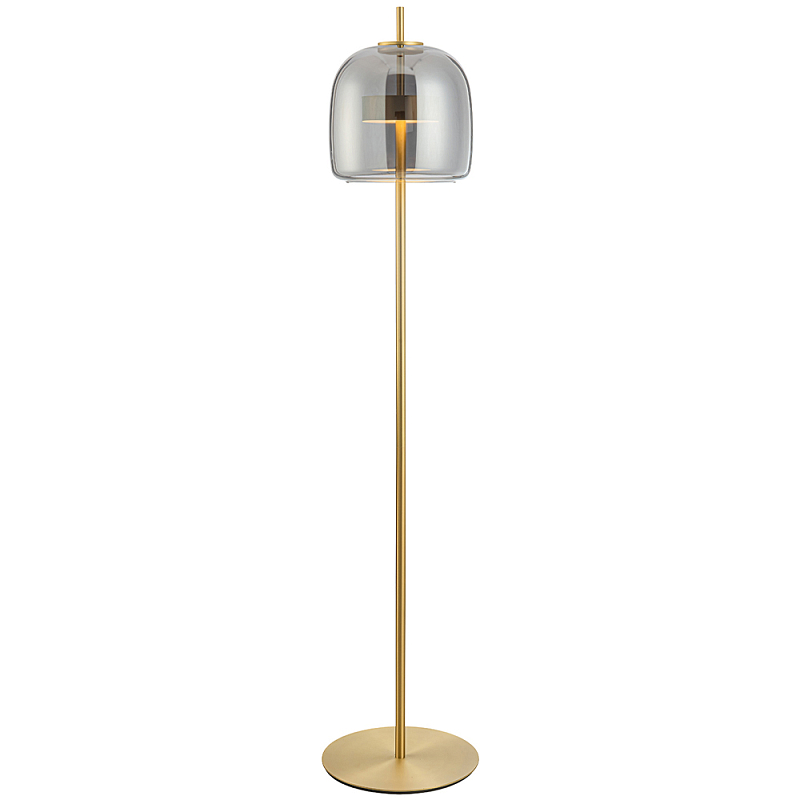  Blanton Smoky Brass Floor Lamp     -- | Loft Concept 