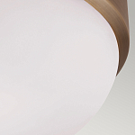 Потолочный светильник круглой формы с белым выпуклым матовым плафоном Feiss варинант исполнения - 4 | Loft Concept в Ростове-на-Дону