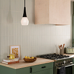 Подвесной светильник каплевидной формы с комбинированным плафоном из стали и белого матового стекла Kichler варинант исполнения - 7 | Loft Concept в Ростове-на-Дону