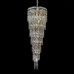Люстра многоярусная каскадная с хрустальными подвесками Roul Crystal Light варинант исполнения - 4 | Loft Concept в Ростове-на-Дону