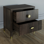 Тумба прикроватная с двумя ящиками Elsa Dreams Walnut варинант исполнения - 2 | Loft Concept в Ростове-на-Дону