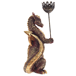 Подсвечник в виде дракона Dragon Candlestick Red Gold Blue Green варинант исполнения - 1 | Loft Concept в Ростове-на-Дону