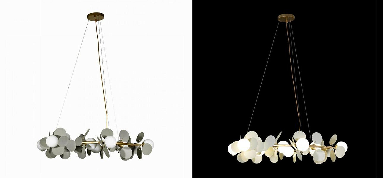 Люстра MATISSE Chandelier circle Gray диаметр 105 Люстра MATISSE Chandelier circle Gray диаметр 105 - Loft-Concept в Ростове-на-Дону