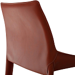 Стул коричневый из искуственной кожи на 4-х ножках Enigma Brown варинант исполнения - 2 | Loft Concept в Ростове-на-Дону