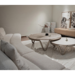 Стол журнальный круглый с узором Table Hypontic Pattern варинант исполнения - 7 | Loft Concept в Ростове-на-Дону