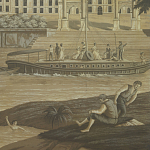 Обои ручная роспись Monuments of Paris Eau Forte on antique scenic Xuan paper варинант исполнения - 1 | Loft Concept в Ростове-на-Дону