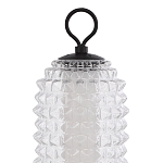 Настольная лампа с прозрачным факутрным стеклянным плафоном Sonora варинант исполнения - 3 | Loft Concept в Ростове-на-Дону