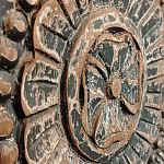 Индийский шкаф с орнаментом резьба из дерева Indian Antique Furniture  варинант исполнения - 4 | Loft Concept в Ростове-на-Дону