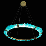 Люстра в форме кольца с цветочным декором Warm Heavenly Light варинант исполнения - 6 | Loft Concept в Ростове-на-Дону