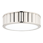 Потолочный светильник с гофрированным серебрянным абажуром Millennium варинант исполнения - 2 | Loft Concept в Ростове-на-Дону