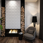 Гипсовая 3D Панель M-38 варинант исполнения - 1 | Loft Concept в Ростове-на-Дону