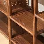 Стеллаж деревянный с полками для хранения Moon Walnut Furniture варинант исполнения - 3 | Loft Concept в Ростове-на-Дону