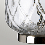 Настольная лампа с цилиндрическим абажуром и прозрачным стеклянным основанием Quintiesse варинант исполнения - 5 | Loft Concept в Ростове-на-Дону