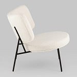 Мини-кресло District Lounge букле белый варинант исполнения - 2 | Loft Concept в Ростове-на-Дону