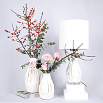 Декоративная ваза белая Мountain waterfall варинант исполнения - 3 | Loft Concept в Ростове-на-Дону