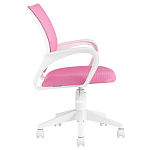 Офисное кресло с основанием из белого пластика Desk chairs Pink варинант исполнения - 3 | Loft Concept в Ростове-на-Дону