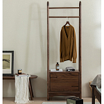 Вешалка деревянная с 2- мя ящиками Moon Walnut Furniture варинант исполнения - 1 | Loft Concept в Ростове-на-Дону