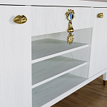 Комод-буфет Elsa Dreams White с открытыми полками   варинант исполнения - 5 | Loft Concept в Ростове-на-Дону