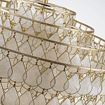 Люстра многоярусная с декором из натуральной морской ракушки Iridescent Light варинант исполнения - 7 | Loft Concept в Ростове-на-Дону