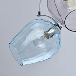 Люстра каскадная с 9-ю разноцветными стеклянными плафонами Kaleido варинант исполнения - 5 | Loft Concept в Ростове-на-Дону