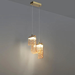 Подвесной светильник волнистой формы из фактурного стекла Wave варинант исполнения - 4 | Loft Concept в Ростове-на-Дону