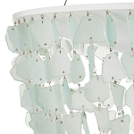 Люстра круглая с каскадом из декоративных элементов Sea Glass варинант исполнения - 2 | Loft Concept в Ростове-на-Дону