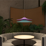 Подвесной вязаный светильник в двухцветном исполнении «Двойной Токио»  варинант исполнения - 2 | Loft Concept в Ростове-на-Дону