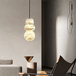 Подвесной светильник с фигурными плафонами Stone Triad варинант исполнения - 4 | Loft Concept в Ростове-на-Дону