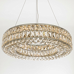 Круглая люстра с хрустальным декором Langlais Crystal Chrome Chandelier варинант исполнения - 3 | Loft Concept в Ростове-на-Дону