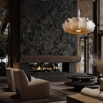 Подвесной светильник с белым фигурным абажуром и мягкими волнистыми краями Cloud Motion  варинант исполнения - 21 | Loft Concept в Ростове-на-Дону