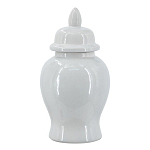 Ваза с крышкой однотонная Высота 31 см Chinoiserie Ceramics варинант исполнения - 12 | Loft Concept в Ростове-на-Дону