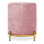 Банкетка овальная пыльно-розовый велюр на 4-х металлических ножках золотого цвета SANJAY варинант исполнения - 3 | Loft Concept в Ростове-на-Дону