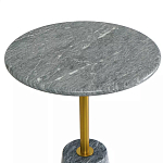 Кофейный столик круглый из мрамора серый Reliable Foundation варинант исполнения - 3 | Loft Concept в Ростове-на-Дону