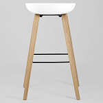 Барный стул на ножках из натурального дерева Boras White варинант исполнения - 4 | Loft Concept в Ростове-на-Дону