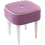 Квадратный мягкий пуф на белых ножках Winton Pouf Square варинант исполнения - 5 | Loft Concept в Ростове-на-Дону