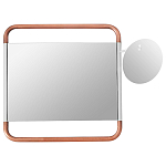 Настенное зеркало Copper White Square Functional Mirror варинант исполнения - 1 | Loft Concept в Ростове-на-Дону