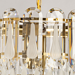 Люстра многоярусная с овальными прозрачными подвесками 36 см Harmonica варинант исполнения - 6 | Loft Concept в Ростове-на-Дону