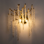 Бра золотого цвета с ветвями и хрустальными подвесками FAIRYTREE Light варинант исполнения - 2 | Loft Concept в Ростове-на-Дону