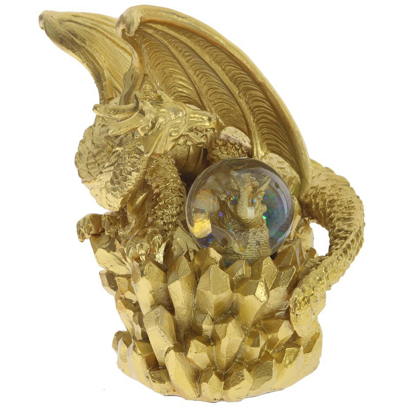       Dragon Statuette Gold     -- | Loft Concept 