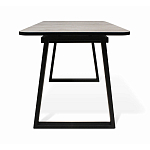 Стол обеденный раздвижной с прямоугольной бежевой столешницей Magali варинант исполнения - 4 | Loft Concept в Ростове-на-Дону