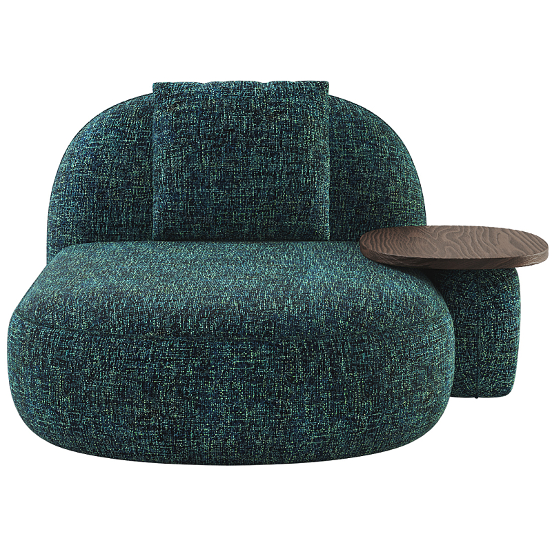 Кушетка Orus с овальным столиком  Изумрудный Орех в Ростове-на-Дону | Loft Concept 