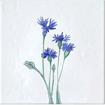 Плитка с узором Васильки варинант исполнения - 2 | Loft Concept в Ростове-на-Дону