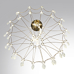 Люстра подвесная из металла с хрустальными прозрачными подвесками Quasar 81 варинант исполнения - 5 | Loft Concept в Ростове-на-Дону