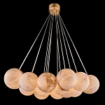 Люстра подвесная круглая с сферическими плафонами из натурального камня Glowing Spheres варинант исполнения - 13 | Loft Concept в Ростове-на-Дону