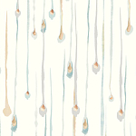 Мебельная ткань Велюр Raindrops White 145 см N 1003 варинант исполнения - 1 | Loft Concept в Ростове-на-Дону