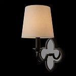 Бра с белым текстильным абажуром и фигурным основанием с зеркальной вставкой Vitorino варинант исполнения - 9 | Loft Concept в Ростове-на-Дону